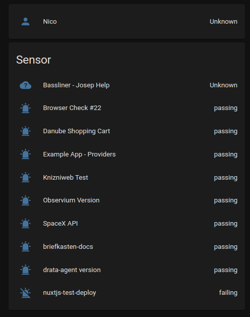 Checkly Homeassistant Image