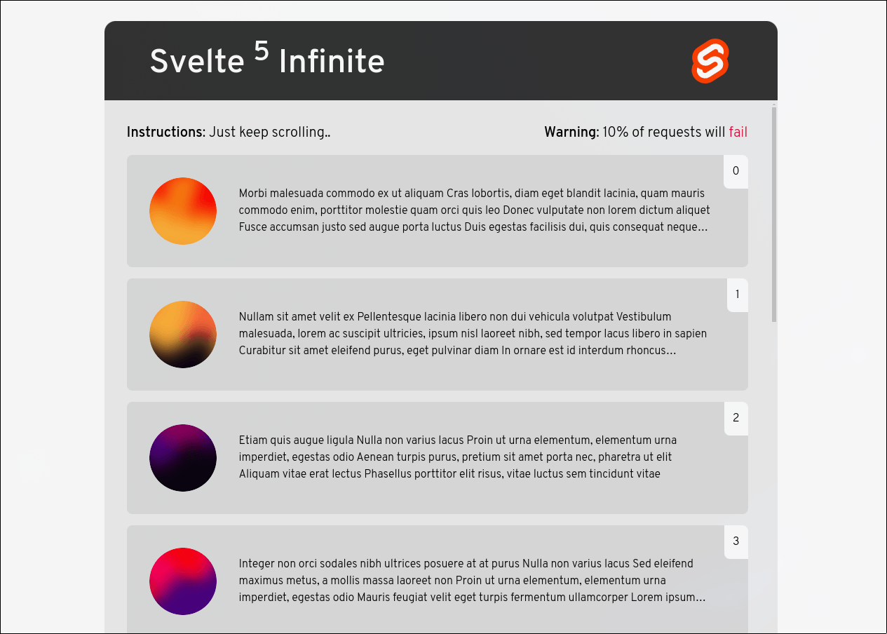 svelte-infinite Image